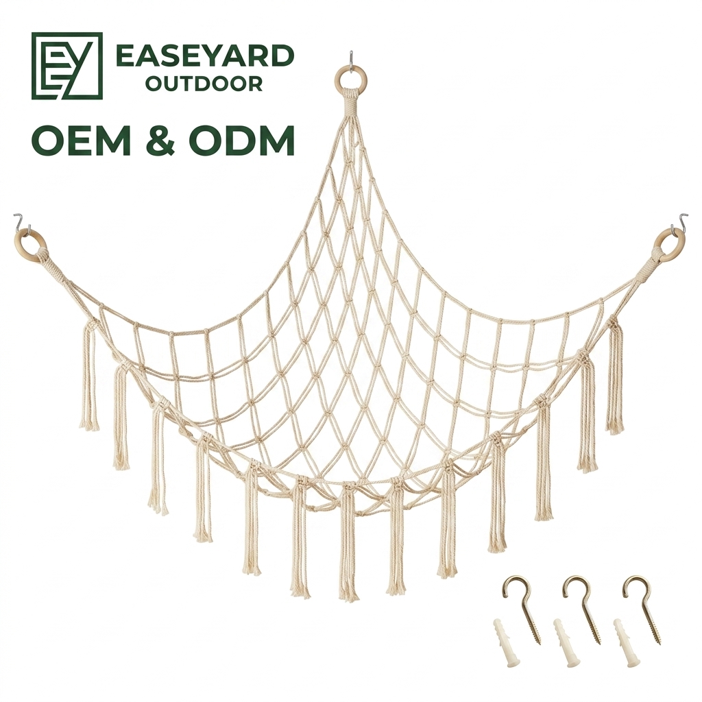 Macrame Stuffed Animal Net or Hammock Corner Net for Stuffed Animals for Wall  Hanging Net for Stuffed Animals Toy Hammock for Stuffed Animals