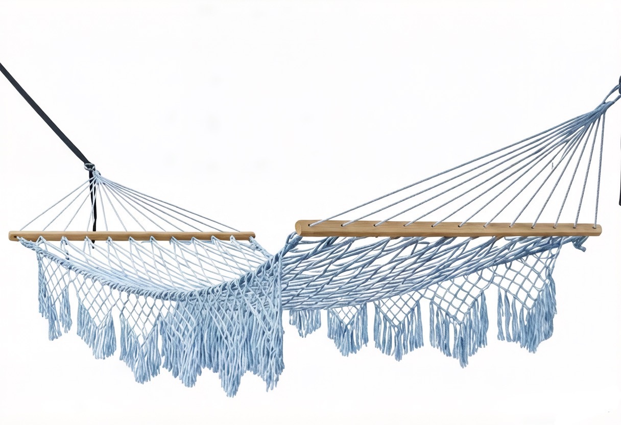 Macrame Boho Rope tassel Swing Hammock