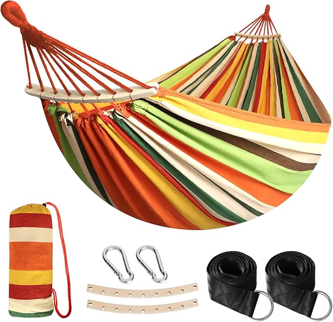 Cotton Canvas Spreader Bar Hammocks