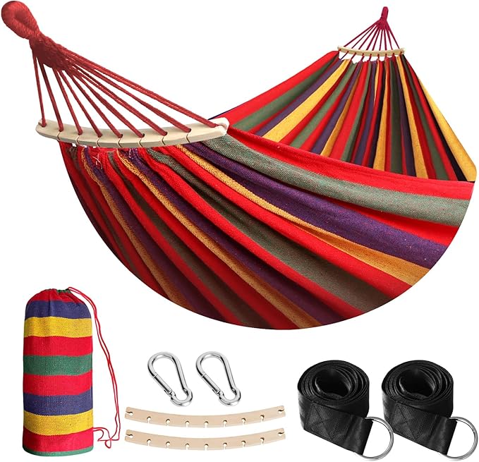 Cotton Canvas Spreader Bar Hammocks